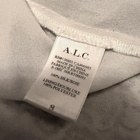 A.L.C. Monochrome Patterned Mini Skirt Sz 8 - Picture 4 of 6